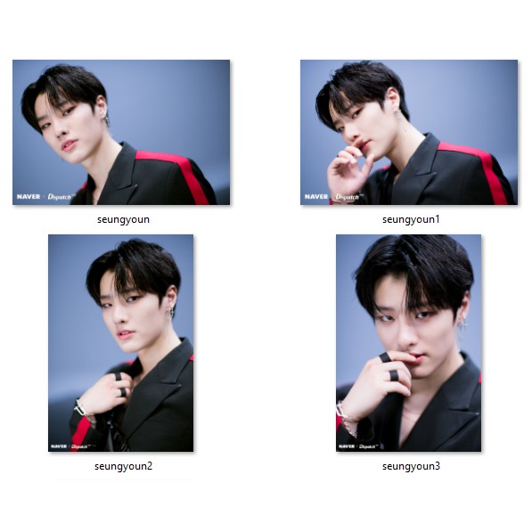 Postcard X1 bộ ảnh Flash của Naver x Dispatch kích thước 9x12 cm