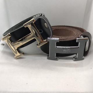 Thắt Lưng,Dây Nịt Nam,Dây lưng nam da bò miếng,khóa chữ H kim loại đúc nguyên khối