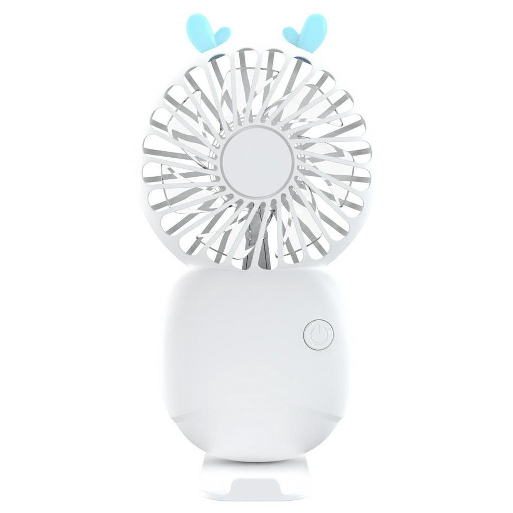 Quạt USB Mini Cầm Tay Với Giá Đỡ Điện Thoại 3 Tốc Độ Tiếng Ồn Thấp Tùy Chỉnh Nhỏ Gọn Tiện Dụng