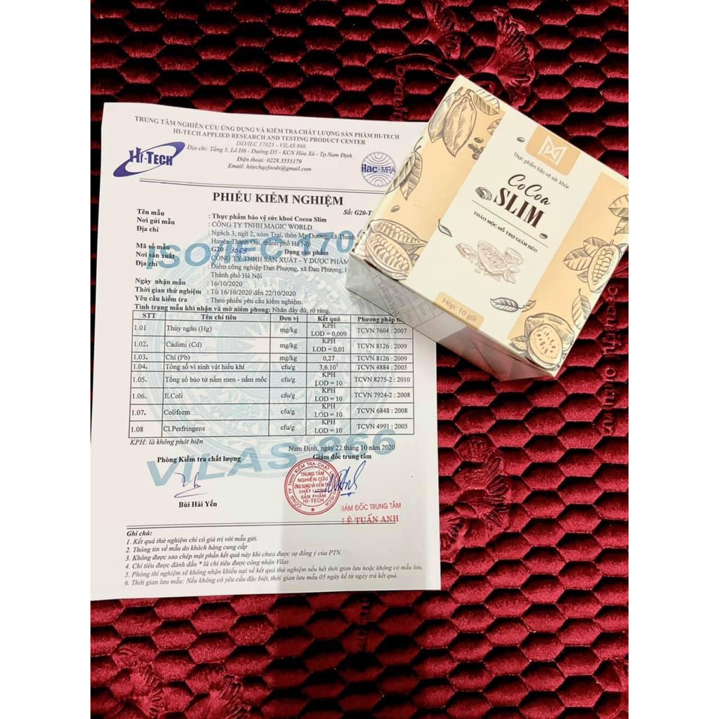 giảm cân cocoa slim