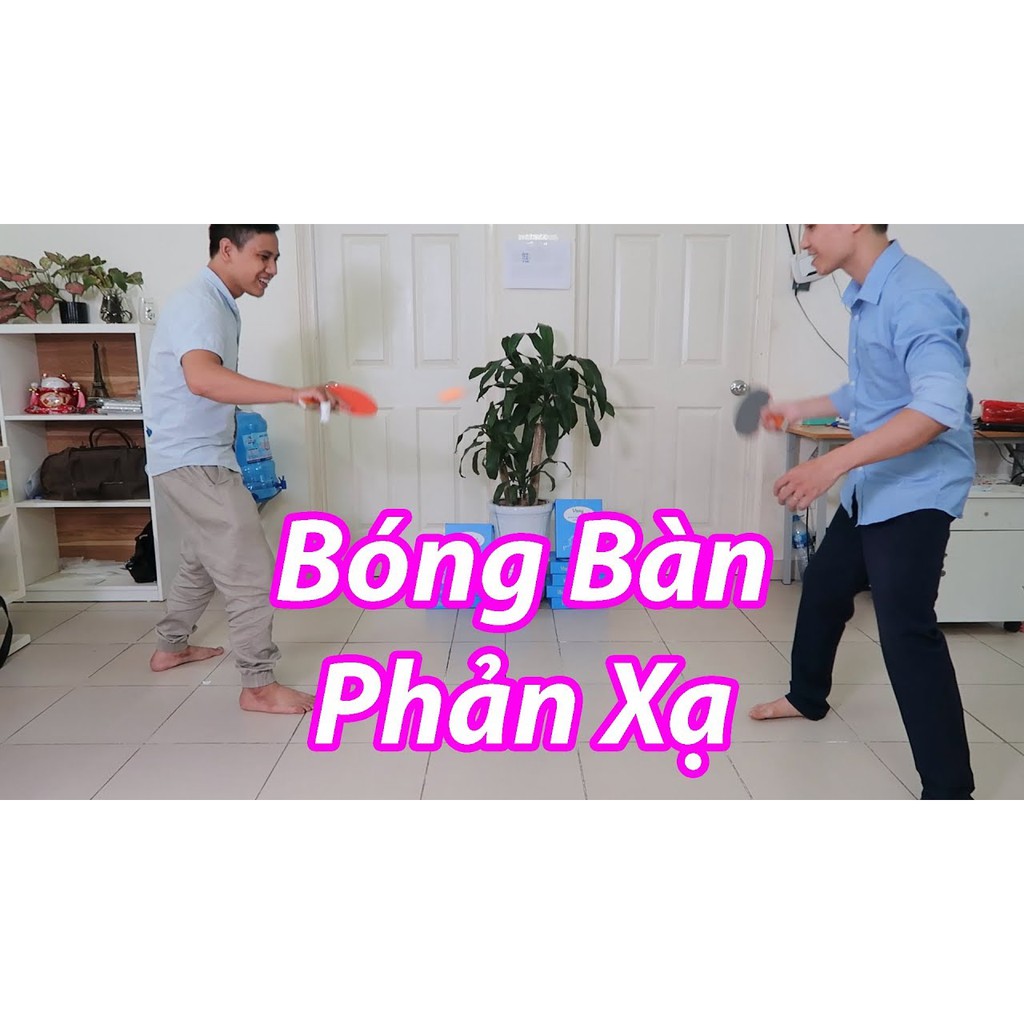 Bộ bóng bàn phản xạ không cần bàn dành cho mọi lứa tuổi