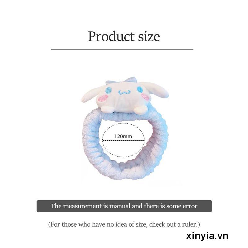 Băng Đô Cài Tóc Chống Trượt Hình Búp Bê Hoạt Hình Dễ Thương Cho Bé Gái