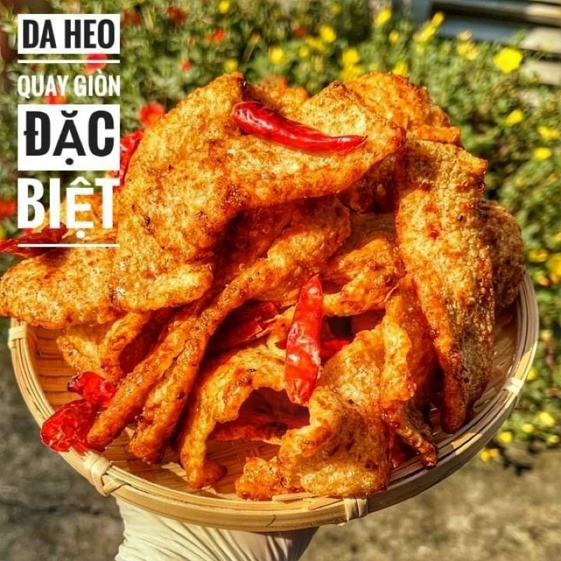 Da heo quay giòn loại 1 - 150g  ⚠️Lẻ = Sỉ ⚠️TỪ ĐƠN 50K,  Hàng ngon nhà làm