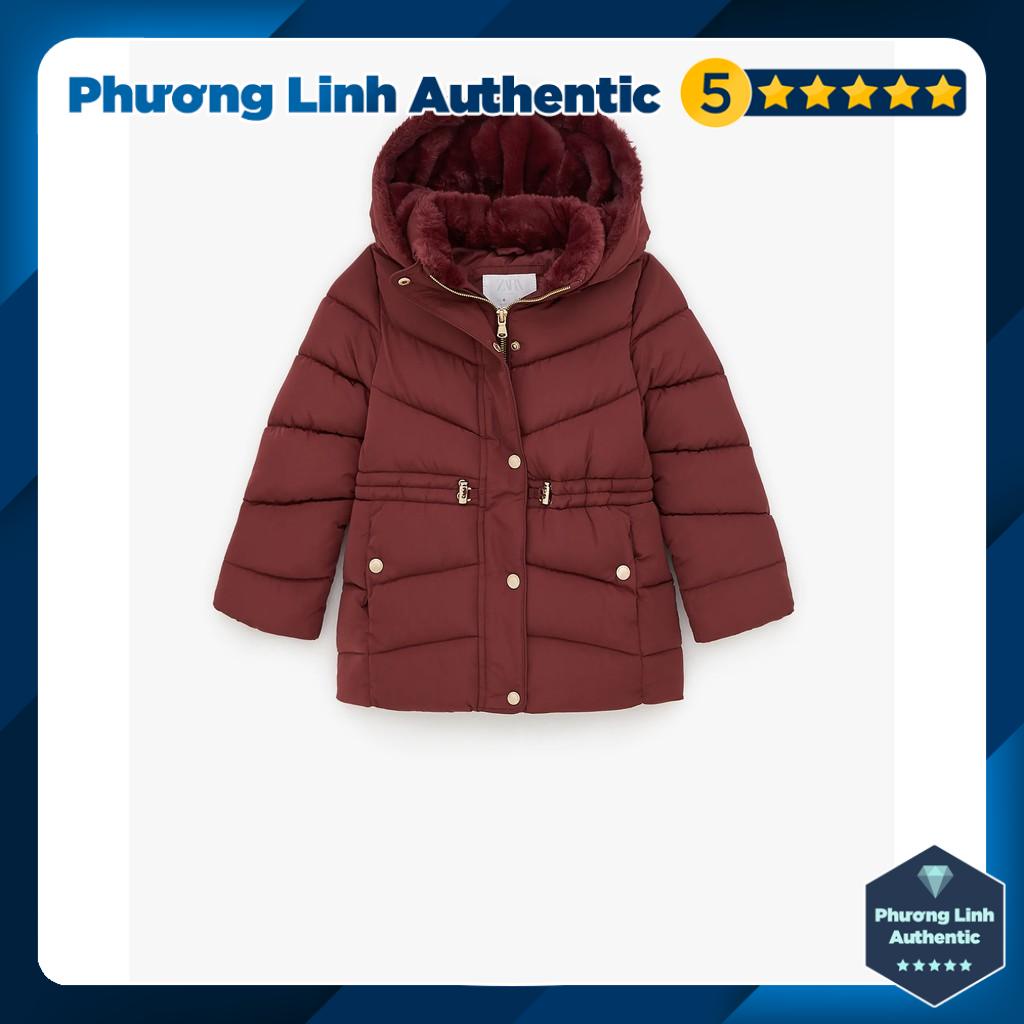 Áo Khoác phao mũ lót lông Zara Auth new tag có sẵn 1938/703 1938703