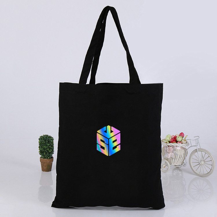 Túi Tote Vải Canvas Phản Quang Ulzzang Unisex SWE