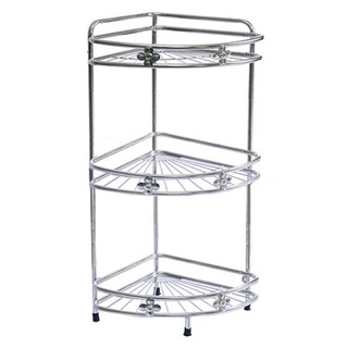 KỆ GÓC INOX 3 TẦNG LOẠI XỊN(INOX 100%)