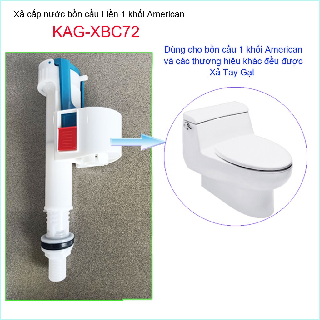 Cụm cấp nước bồn cầu 1 khối, cụm cấp nước cho xí bệt 1 khối American KAG-XBC72