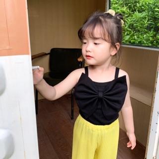 Áo 2 dây nơ to cho bé gái