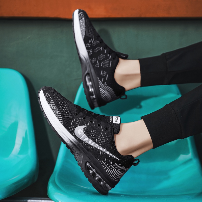 Giày Thể Thao Chạy Bộ Đệm Khí Thời Trang Nam Nữ Năng Động