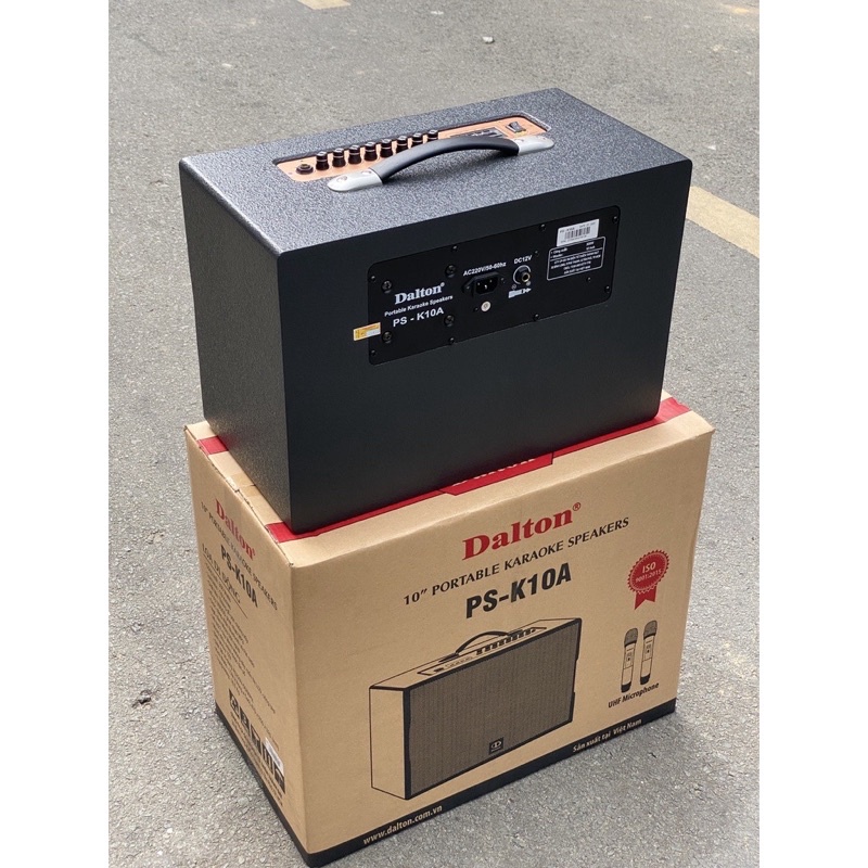 Loa kéo bluetooth xách tay Dalton PS-K10A, K8A, K6A-luxury, mic kim cương. Hàng Chính Hãng