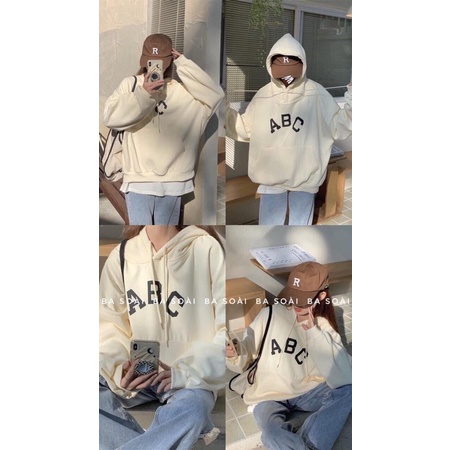ÁO HOODIE ABC FORM RỘNG HOT TREND