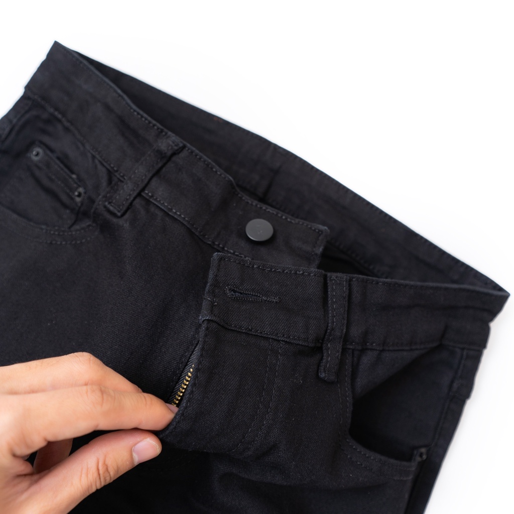A/G Quần Jean Nam Cao Cấp Đen BASIC Phom Skinny Phong Cách Năng Động Trẻ Trung | BigBuy360 - bigbuy360.vn