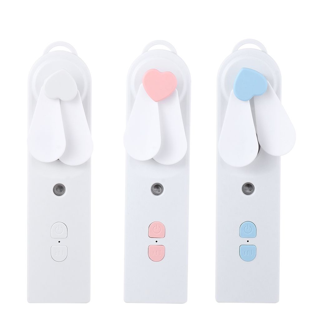 Quạt phun sương nano mini cầm tay tạo độ ẩm không khí không gây tiếng ồn nhiều chế độ