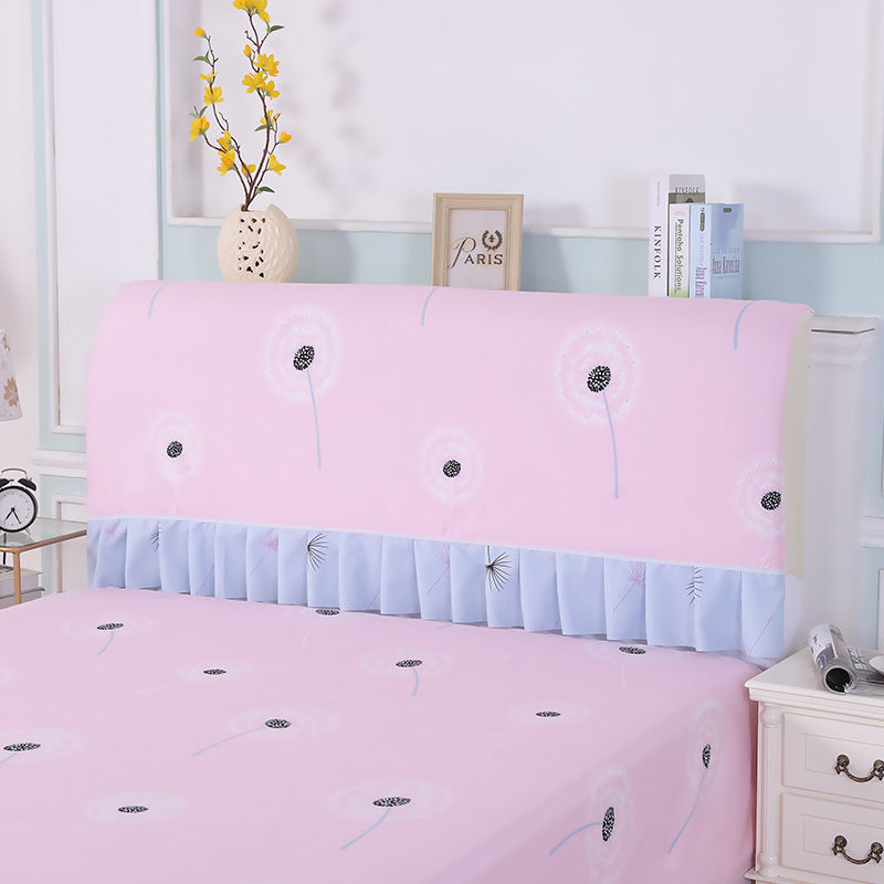 Vỏ Bọc Đầu Giường Chống Bụi Họa Tiết Trái Tim Xinh Xắn 1.51.8m