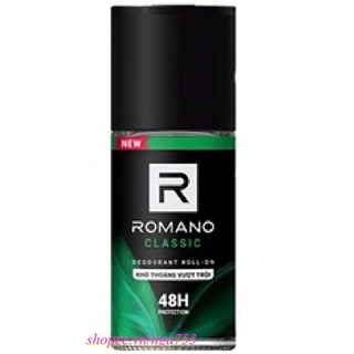 Lăn Khử Mùi Romano Classic 50ml 100% chính hãng, shop 99k cung cấp và bảo trợ.