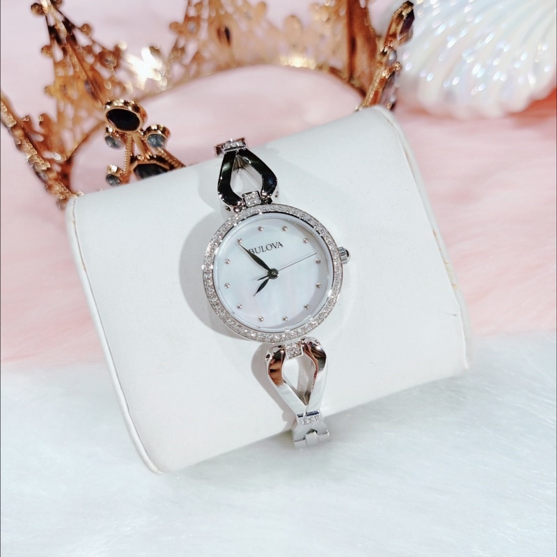 Đồng Hồ Auth Nữ Bulova Dây Bạc , Mặt 23mm, Chống Nước 30m
