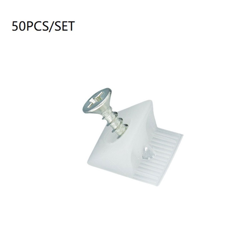 Set 50 Nêm Bằng Nhựa Kèm Ốc Vít Chuyên Dụng Cho Nội Thất
