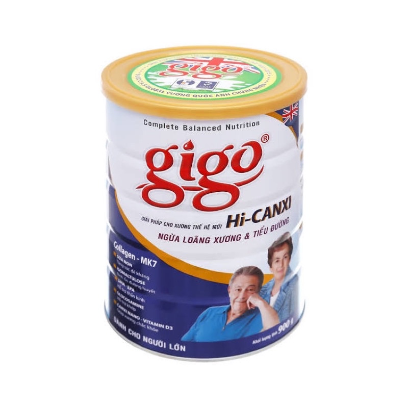 Sữa gigo Hi Canxi lon 900g Date 2024