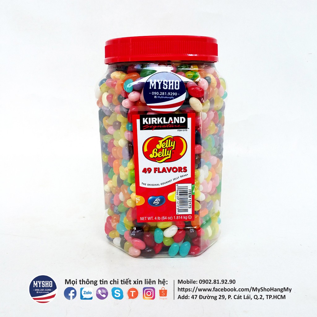 Kẹo 49 vị Jelly Belly - Hạt Macadamia Hàng chính hãng từ Mỹ