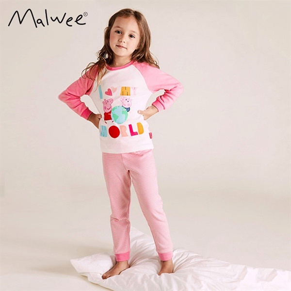 BST bộ cotton Malwee Peppa cho bé gái 2-8 tuổi - Little Maven Official Store