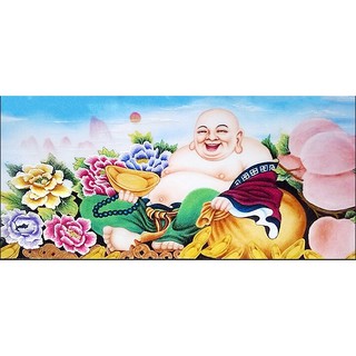 Tranh đính đá 5D , Tranh Phật di lặc đính đá