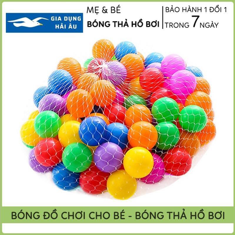 Set Bóng Nhựa Đồ Chơi Cho Bé, Bóng Nhựa Nhà Bóng, Hồ Bơi – An Toàn Cho Bé