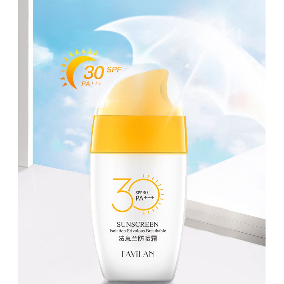 (Hàng Mới Về) Kem Chống Nắng FAYILAN không nhờn, không bết dính, Chống Nước Spf 30++ (30g)