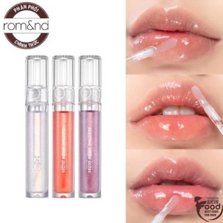 KimChi03 - Son Tint Bóng Cho Đôi Môi Căng Mọng, Mịn Mượt Romand Glasting Water Gloss 4.5g