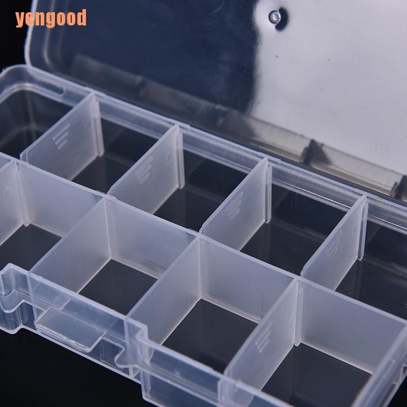 Hộp Nhựa Đựng Trang Sức Với 10 Ngăn Có Thể Điều Chỉnh