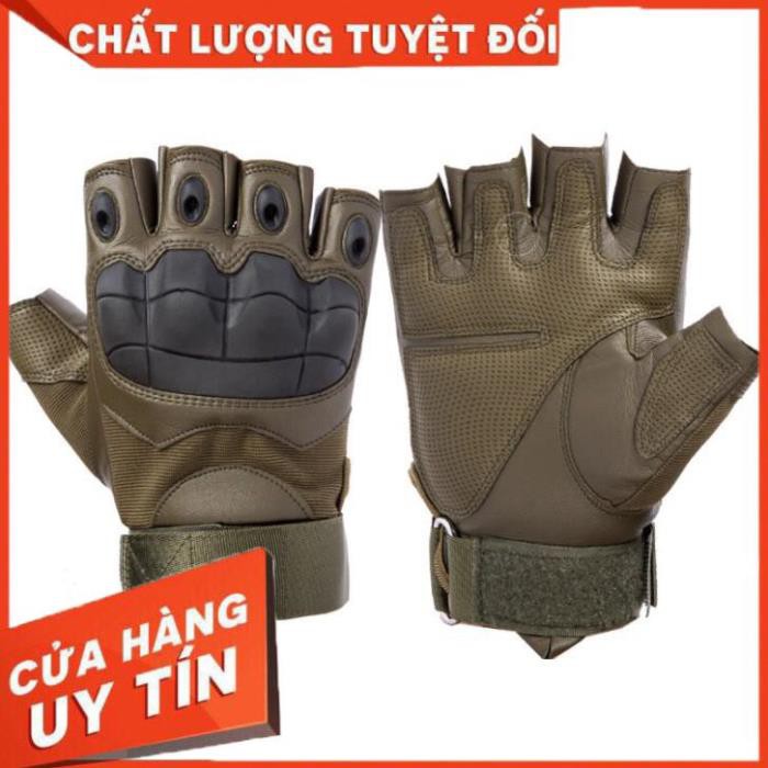 Găng Tay Bảo Hộ Biker Có Gù Cụt Ngón Oakley Mẫu Mới 2019 ❤️ Freeship❤️ Gù Siêu Bền, Đệm Tay Dày RiBô