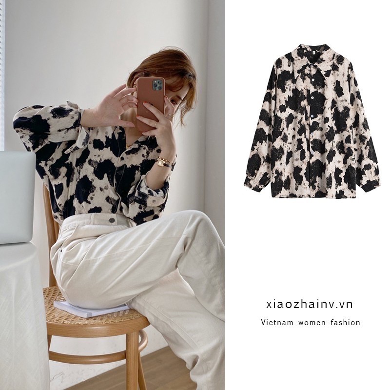 [SALE XẢ] ÁO SƠ MI DA BÁO LOANG - SƠ MI OVERSIZE FORM RỘNG