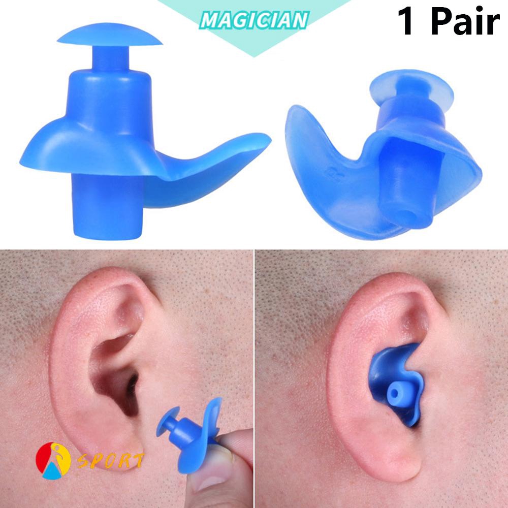 1 Cặp Nút Bịt Tai Chống Nước Chống Bụi Khi Lặn