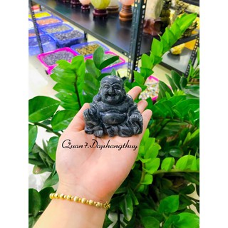 Tượng Phật Di Lặc Đá Cẩm Đen, Trắng