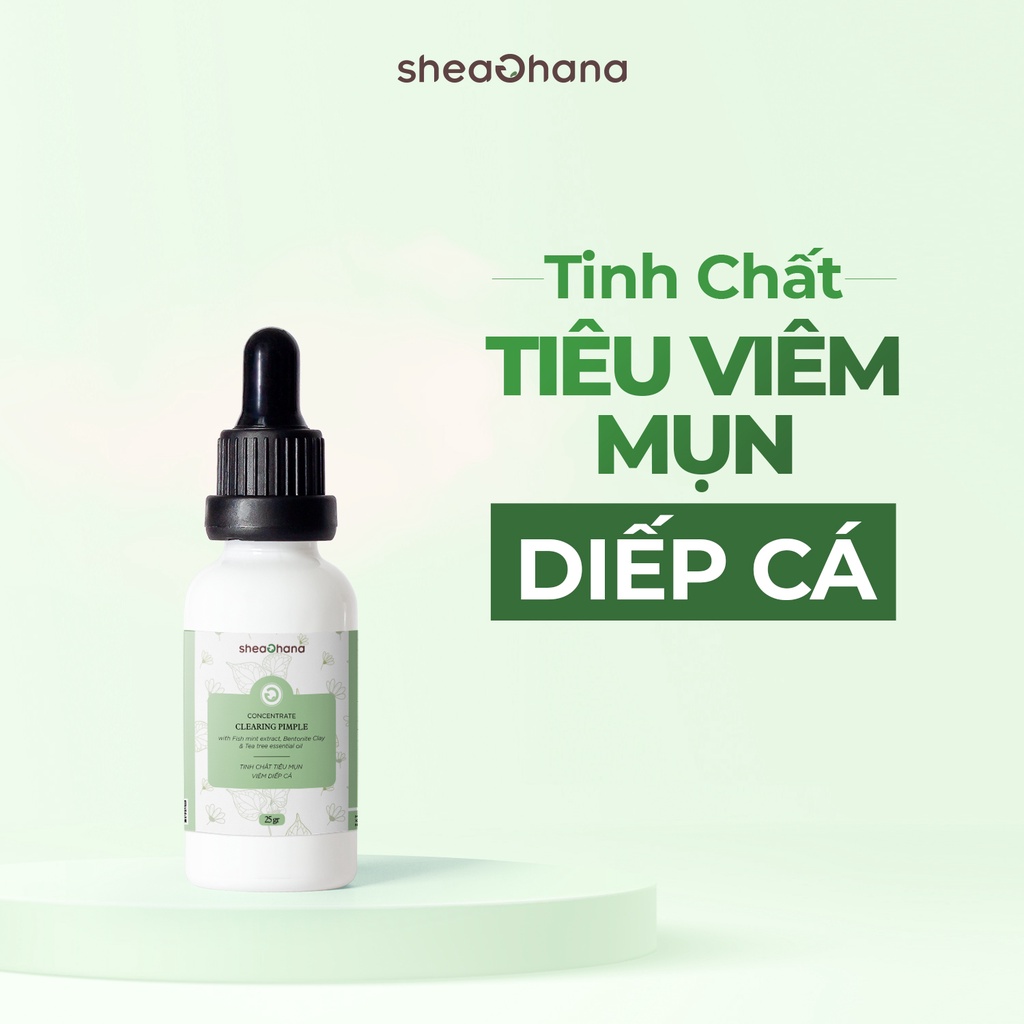 Tinh chất tiêu mụn diếp cá SheaGhana 25g