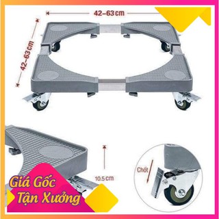 Chân kệ máy sấy, máy rửa bát, tủ lạnh, máy giặt có bánh xe