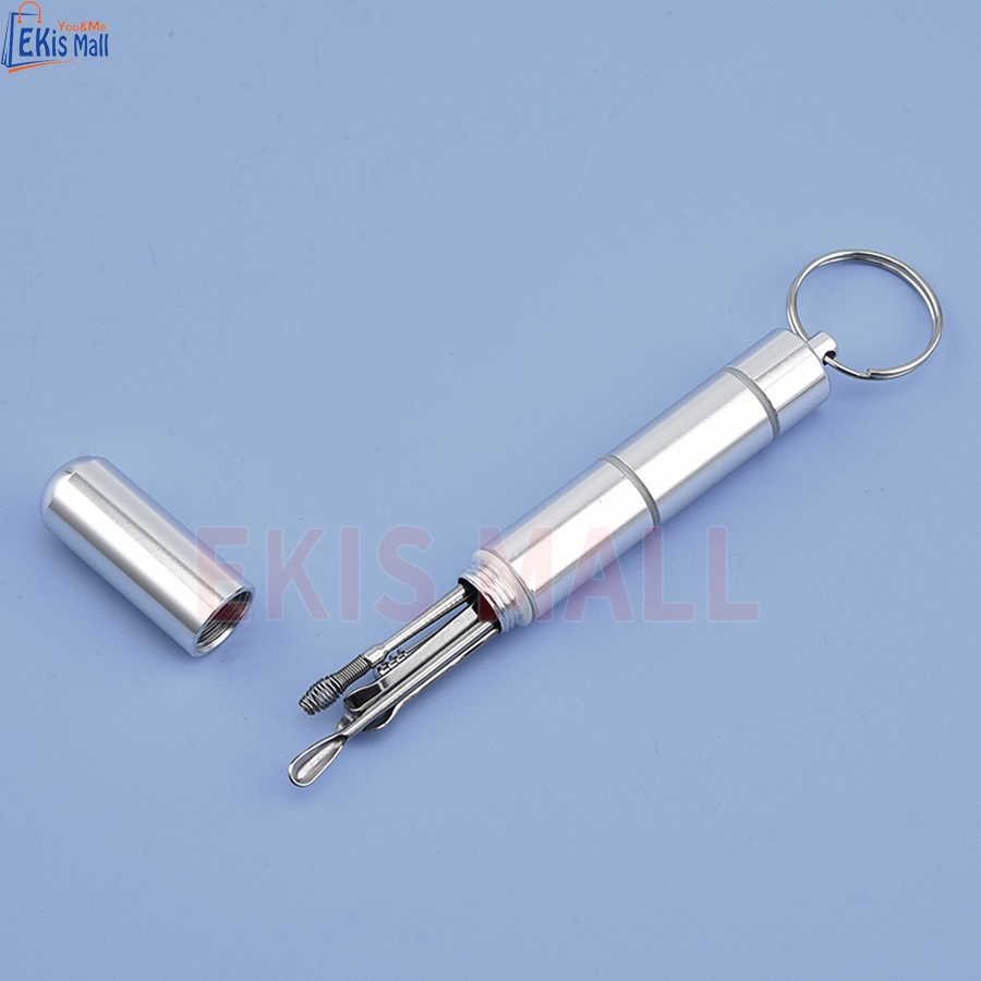 Bộ dụng cụ lấy ráy tai 6 món thép không gỉ Ngoáy tai đa năng chuyên nghiệp an toàn vệ sinh cho gia đình