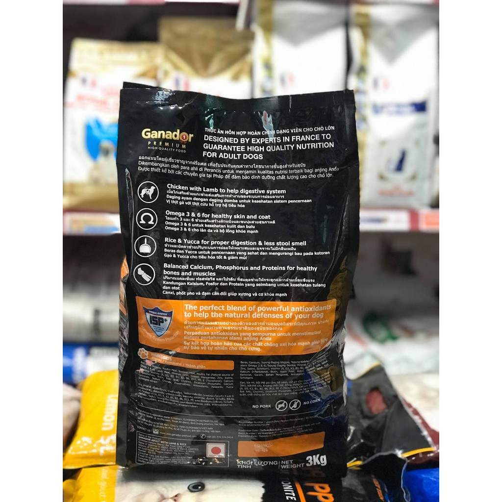 THỨC ĂN CHO CHÓ GANADOR LỚN 1,5KG