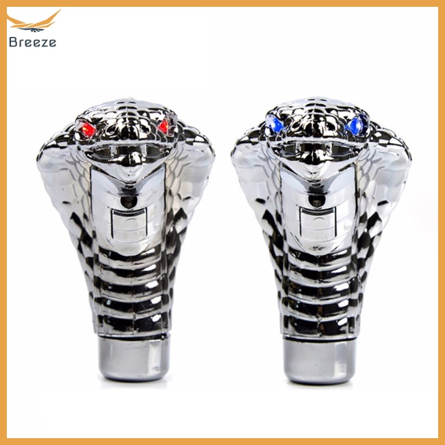 Cần Sang Số Xe Hơi Hình Rắn Hổ Mang Có Đèn LED Độc Đáo