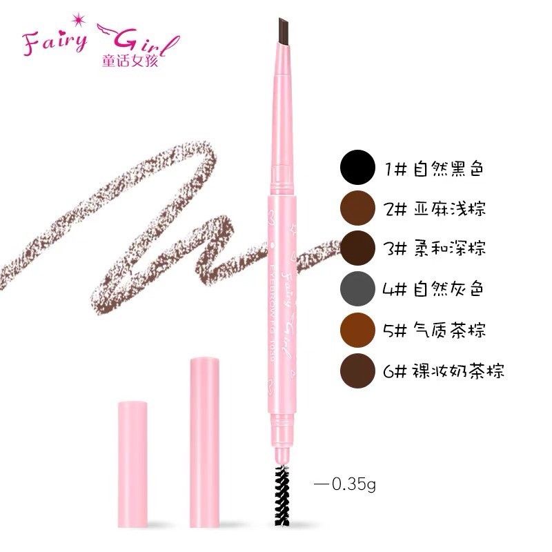 Chì Kẻ Mày hai đầu chống nước nước các màu thời thượng