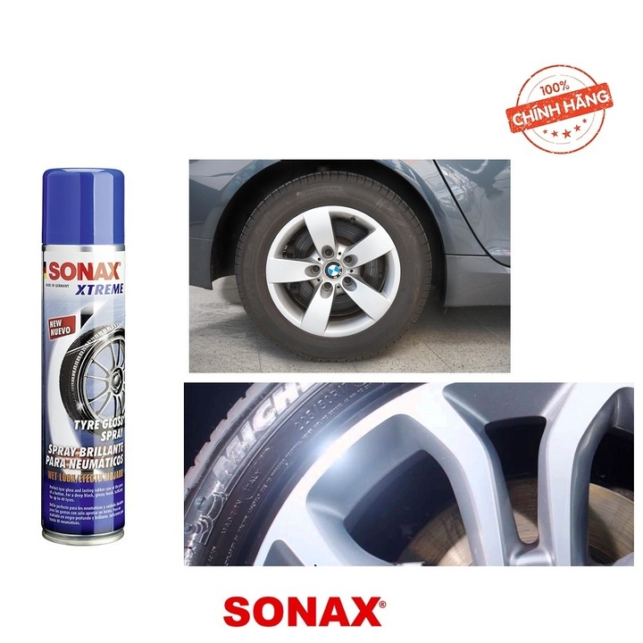 Chai xịt làm bóng và bảo dưỡng lốp xe ô tô Sonax 235300