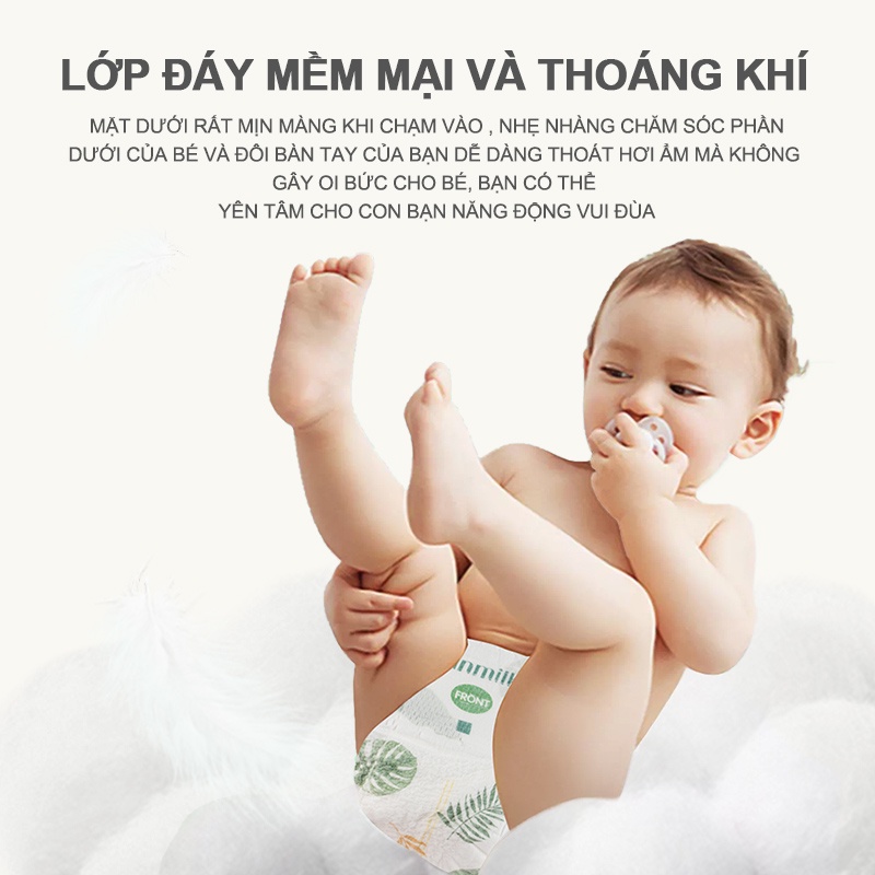 [Einmilk.ân ninh]Tả siêu mỏng xanh lá thấm hút 700ml nước thoáng khí Baby Diapers DIA210