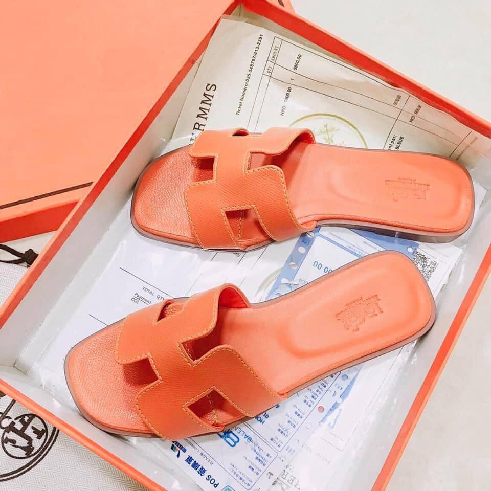 Dép lê nữ - HM màu đen 👠 𝐑𝐄̉ 𝐕𝐎̂ Đ𝐈̣𝐂𝐇 👠- hồng - trắng - xanh rêu - xanh ngọc - nâu da bò - xám - vàng - da sần hàng đẹp