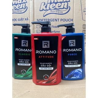 [ Chính Hãng ] Dầu gội ROMANO 650g ( có 3 màu )