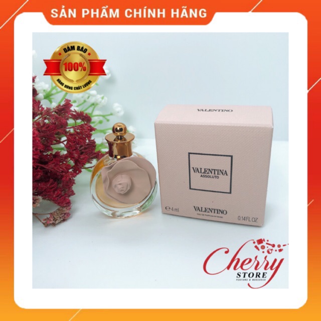 [ Hàng hiếm] Nước Hoa Nữ Mini VALENTINO VALENTINA ASSOLUTO 4ml