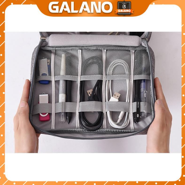 Túi đựng điện thoại nữ GALANO đựng phụ kiện điện thoại, đồ công nghệ, cáp sạc, pin dự phòng và đồ cá nhân TA-001186