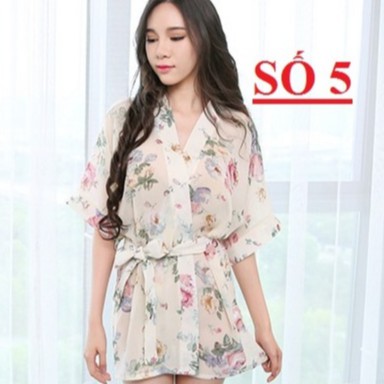 [Freesize < 60kg] Áo choàng ngủ sexy kimono size dưới 60kg đẹp giá rẻ - Mã 100012 | BigBuy360 - bigbuy360.vn