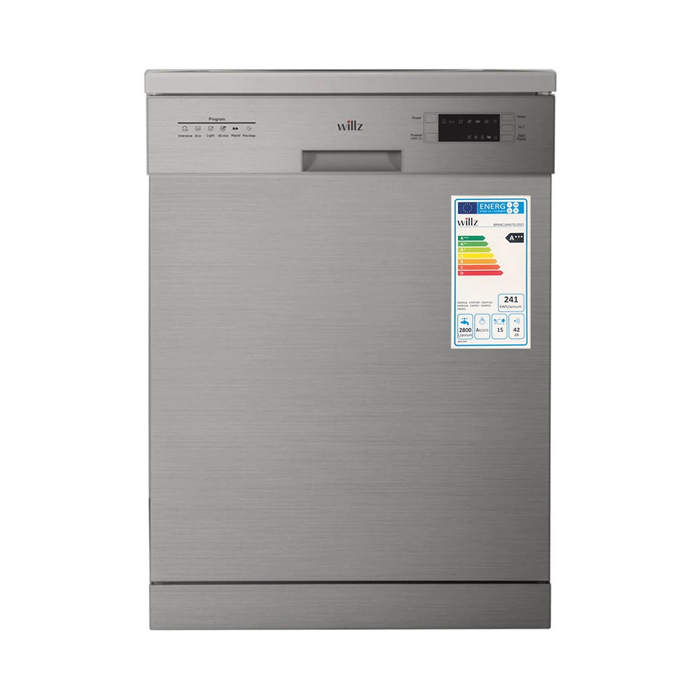 Máy Rửa Bát Willz BP60C3A401S-2021 công suất rửa 15 bộ - Hàng xuất Pháp, rửa sấy cực sạch