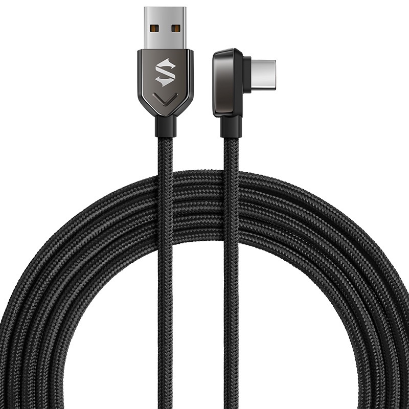 Cáp sạc điện thoại nhanh chính hãng USB-C Góc Vuông Black Shark