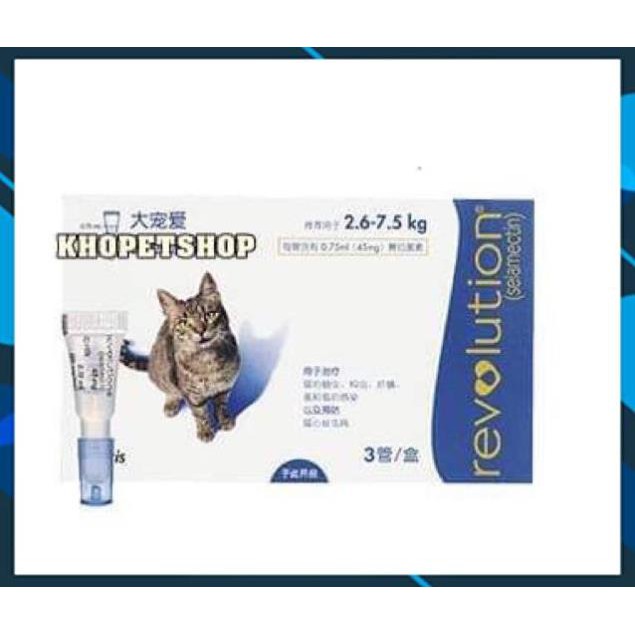 PT290 Nhỏ gáy trị rận Revolution cho chó mèo (1 tuýp) DTCT PL204