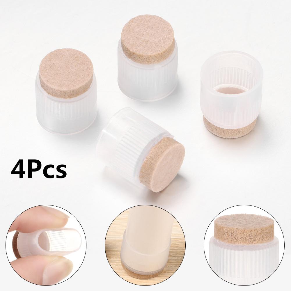 Bộ 4 Bọc Chân Ghế Chống Trượt Không Gây Tiếng Ồn Tiện Dụng